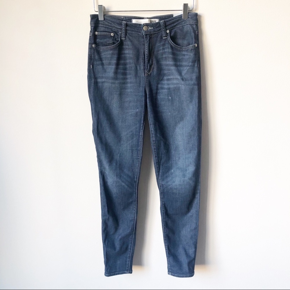 Lovers + Friends Denim Dark Wash Skinny Jeans